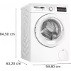 Bosch Serie 6 WUU28T22 máquina de lavar roupa de carga frontal, 9 kg, 1351 rpm, classe energética A, branca