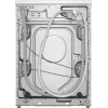 Máquina de lavar roupa Bosch Serie 6 WGH244A40 de carregamento frontal 9 kg 1257 rpm preto, branco