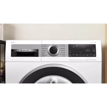 Bosch Serie 6 WGG244F40 máquina de lavar roupa de carga frontal, 9 kg, 1351 rpm, i-DOS, branco/preto