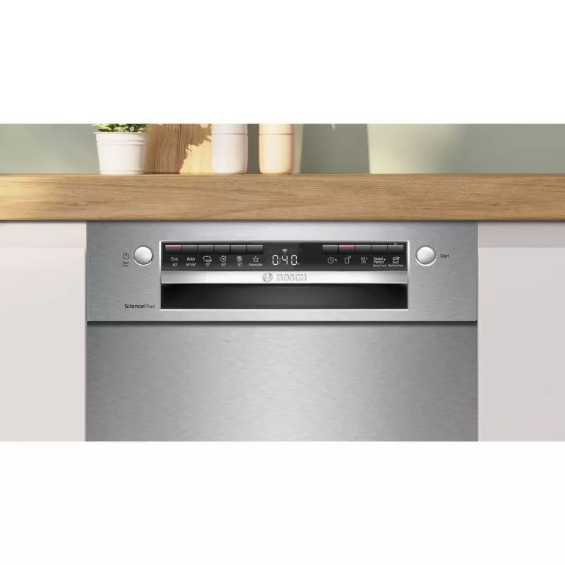 Máquina de lavar louça Bosch Serie 4 SPU4HMS10E de encastrar 10 conjuntos de louça