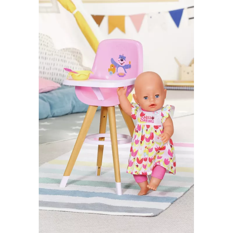 Acessório para boneca BABY born 829271 cadeira alta para boneca