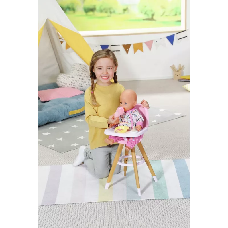 Acessório para boneca BABY born 829271 cadeira alta para boneca