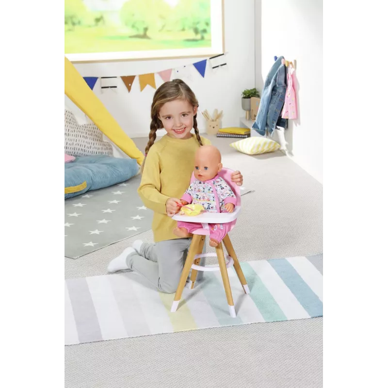 Acessório para boneca BABY born 829271 cadeira alta para boneca