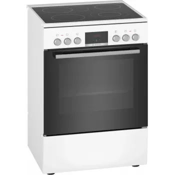 Bosch Serie 4 HKR39C220 Fogão Independente Fogão Elétrico Placa Vitrocerâmica Branco