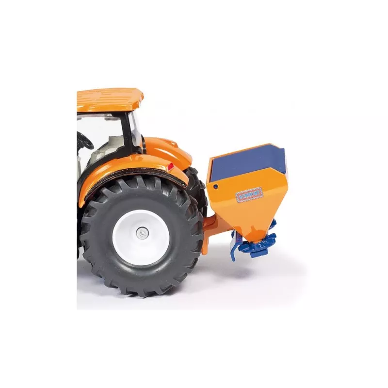 Siku Trator com Lâmina e Espalhador de Sal, Modelo de Trator, Pré-montado, 1:50, Metal, Plástico, 3 Ano(s), Preto, Azul, Laranja