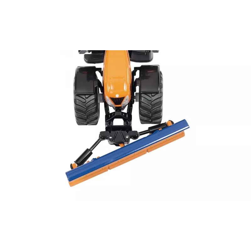 Siku Trator com Lâmina e Espalhador de Sal, Modelo de Trator, Pré-montado, 1:50, Metal, Plástico, 3 Ano(s), Preto, Azul, Laranja
