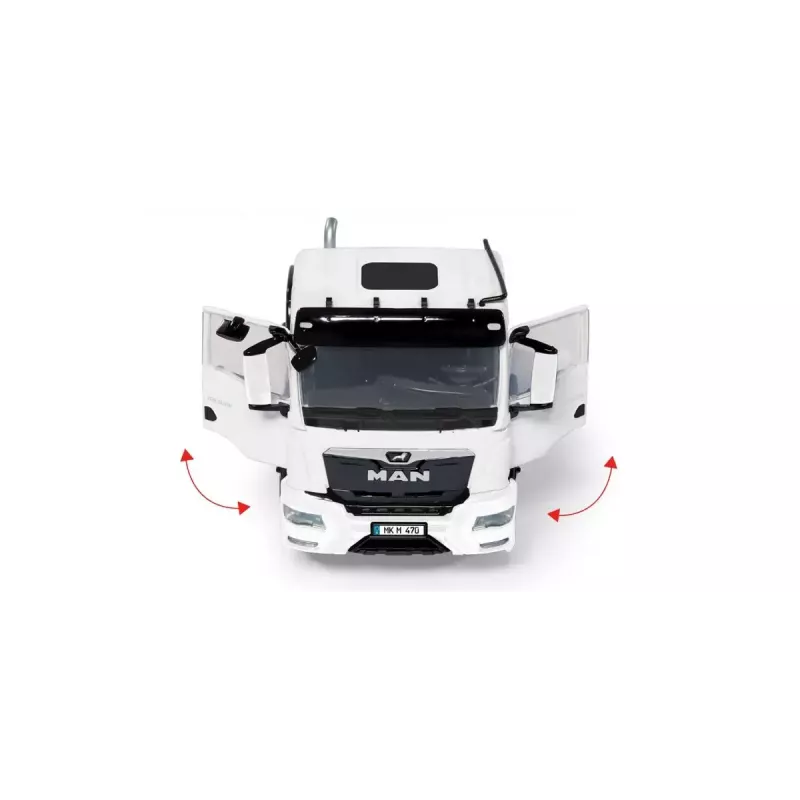 Modelo de camião/reboque Wiking 077652 pré-montado 1:32