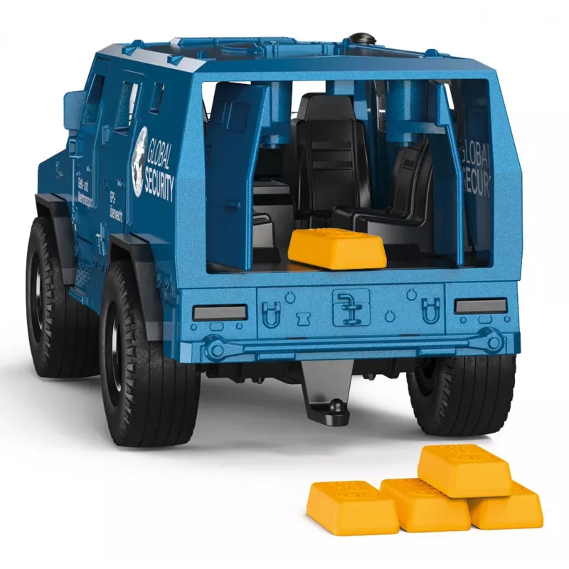 Siku carrinha de transporte de valores modelo de transporte especial pré-montado 1:50