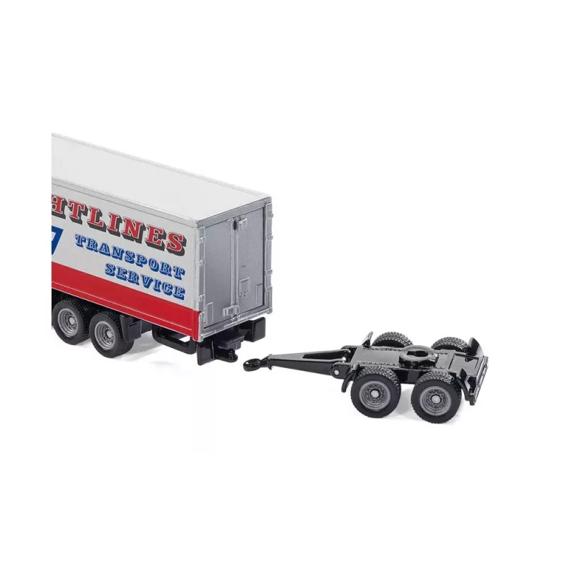 Siku 1806 Super Road Train DHL veículo em miniatura, a partir dos 3 anos, 169 g
