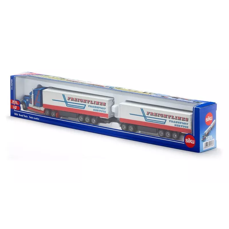 Siku 1806 Super Road Train DHL veículo em miniatura, a partir dos 3 anos, 169 g