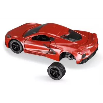 Siku Chevrolet Corvette Stingray modelo de carro desportivo montado 1:50