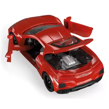 Siku Chevrolet Corvette Stingray modelo de carro desportivo montado 1:50