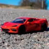 Siku Chevrolet Corvette Stingray modelo de carro desportivo montado 1:50