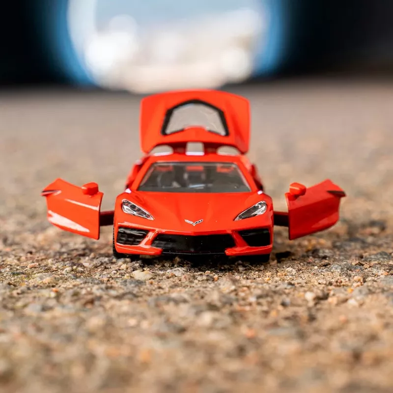 Siku Chevrolet Corvette Stingray modelo de carro desportivo montado 1:50