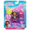 Gabbys Dollhouse, Conjunto Atelier de Arte com 2 figuras, 2 acessórios, entrega e móvel, brinquedo para crianças a partir dos 3 anos