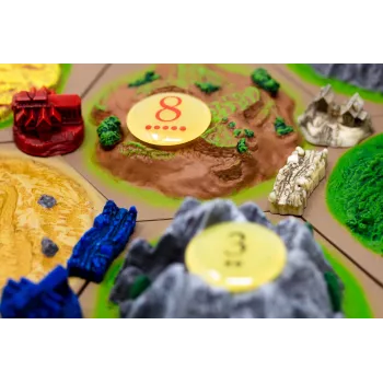 Kosmos Catan - Edição 3D Jogo de tabuleiro tradicional