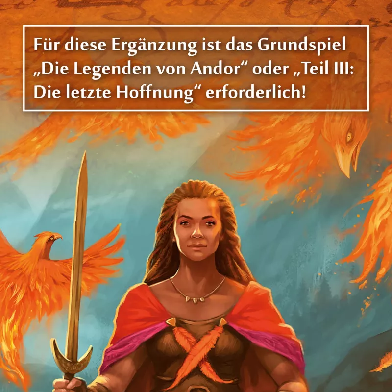 Kosmos As Lendas de Andor - Heróis Mágicos Jogo de tabuleiro estratégia