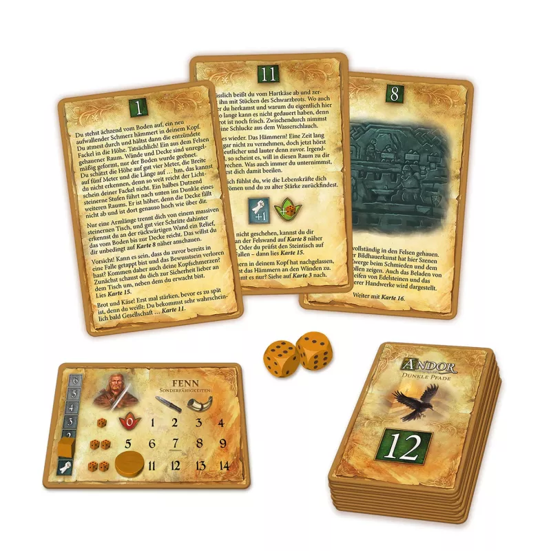 Kosmos Andor StoryQuest Jogo de tabuleiro família