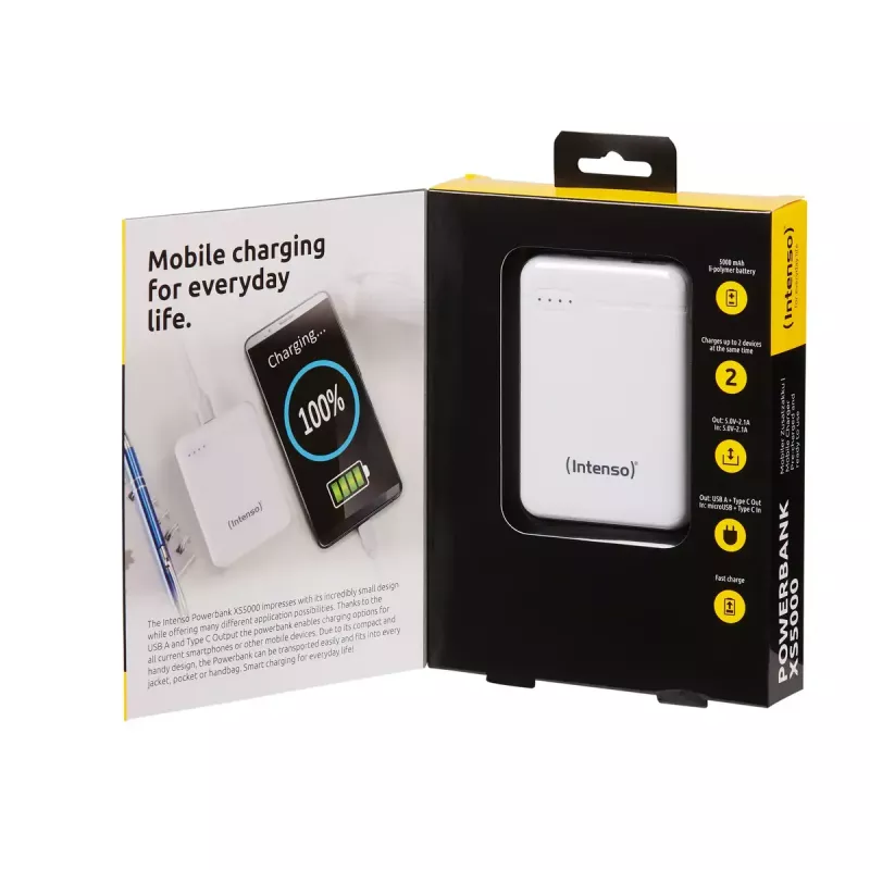 Intenso 7313522 Powerbank polímero de lítio 5000 mAh