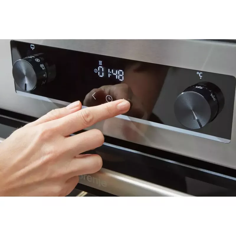 Gorenje GEC6C40WD fogão independente placa vitrocerâmica elétrica preto, branco