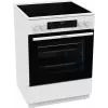 Gorenje GEC6C40WD fogão independente placa vitrocerâmica elétrica preto, branco