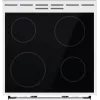 Gorenje GEC6C40WD fogão independente placa vitrocerâmica elétrica preto, branco