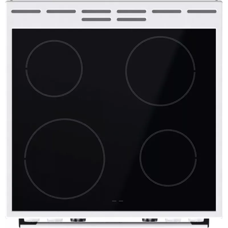 Gorenje GEC6C40WD fogão independente placa vitrocerâmica elétrica preto, branco