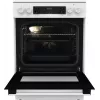 Gorenje GEC6C40WD fogão independente placa vitrocerâmica elétrica preto, branco