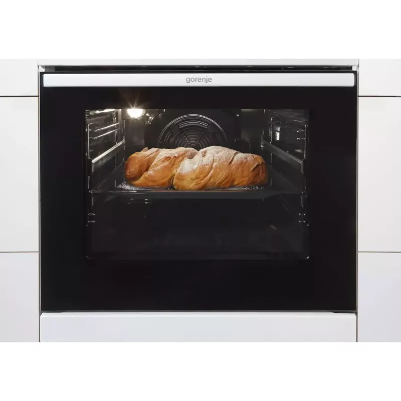 Gorenje GEC6C40WD fogão independente placa vitrocerâmica elétrica preto, branco