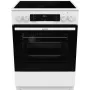 Gorenje GEC6C40WD fogão independente placa vitrocerâmica elétrica preto, branco