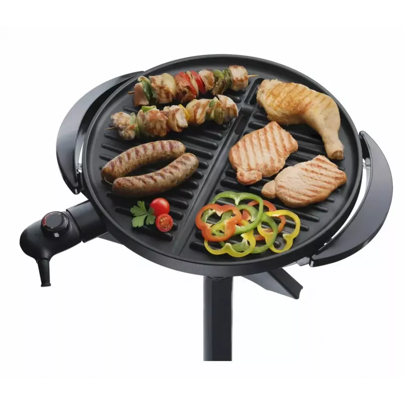 Grelhador elétrico Steba VG 250 tacho preto prateado 1800 W