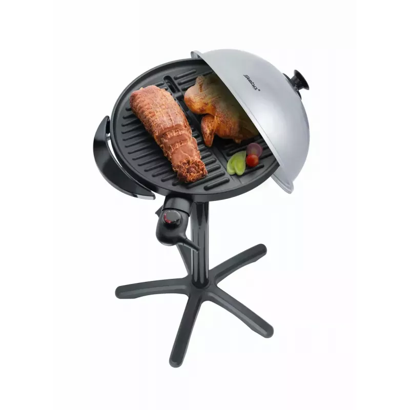 Grelhador elétrico Steba VG 250 tacho preto prateado 1800 W