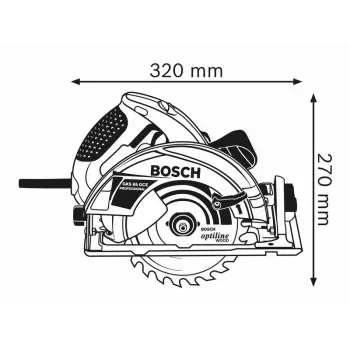 Serra circular manual Bosch 0 601 668 901 19 cm 5000 rpm 1800 W