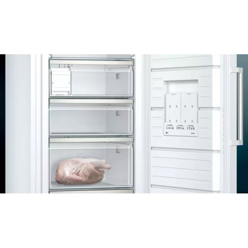 Congelador Siemens iQ500 GS54NAWCV vertical de instalação livre 328 L branco