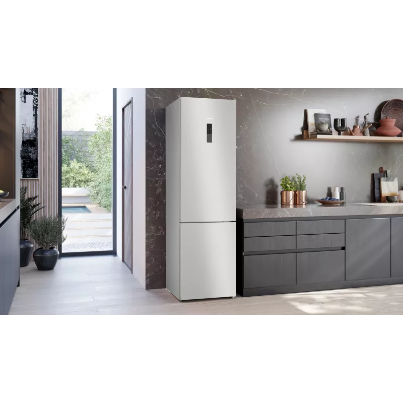 Combinado frigorífico-congelador Siemens iQ300 KG39NXICF de instalação livre 363 L aço inoxidável
