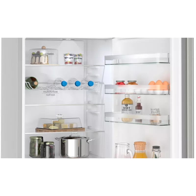 Combinado frigorífico-congelador Siemens iQ300 KG39NXICF de instalação livre 363 L aço inoxidável