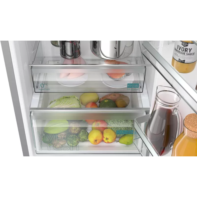 Combinado frigorífico-congelador Siemens iQ300 KG39NXICF de instalação livre 363 L aço inoxidável