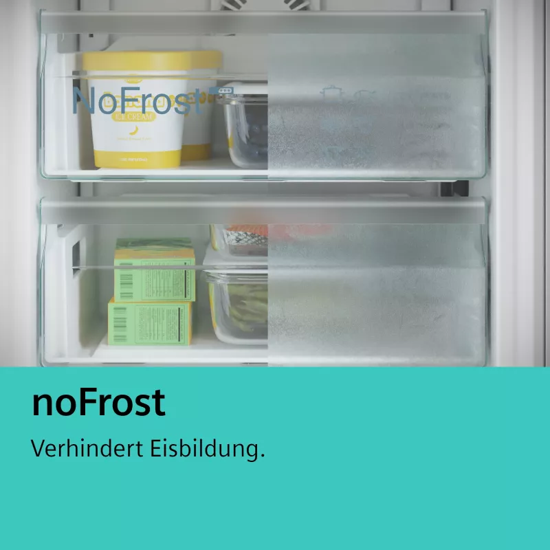 Combinado frigorífico-congelador Siemens iQ300 KG39NXICF de instalação livre 363 L aço inoxidável