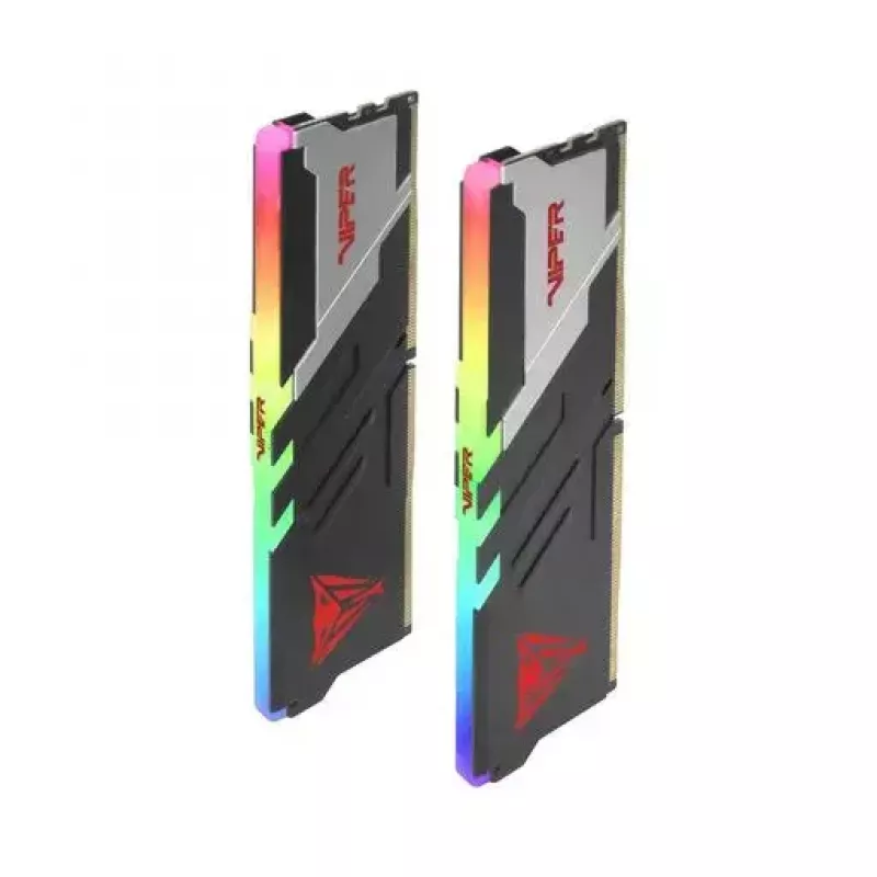 DIMM 64 GB DDR5-5600 (2x 32 GB) Dual-Kit, memória RAM preta, PVVR564G560C40K, Viper Venom RGB, INTEL XMP