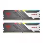 DIMM 64 GB DDR5-5600 (2x 32 GB) Dual-Kit, memória RAM preta, PVVR564G560C40K, Viper Venom RGB, INTEL XMP
