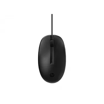 HP 128 Rato com fio laser, ambidestro, laser, USB Type-A, 1200 DPI, preto