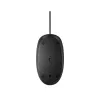 HP 128 Rato com fio laser, ambidestro, laser, USB Type-A, 1200 DPI, preto