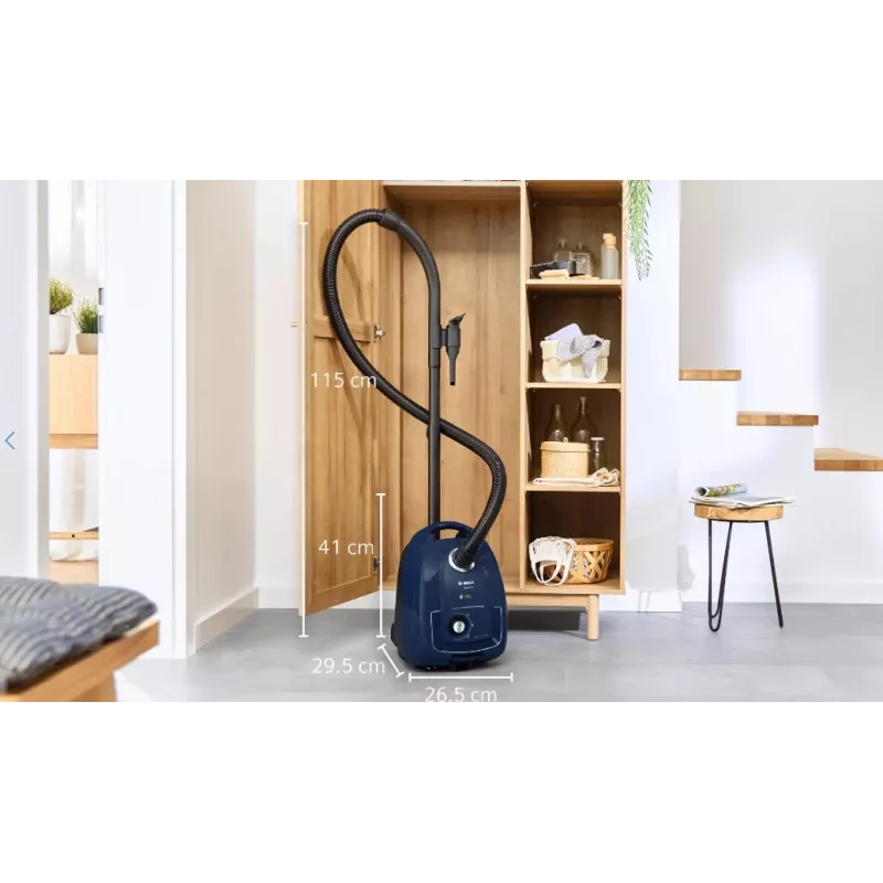 Bosch Serie 4 BGD38BU2 Aspirador 4 l Aspirador de pó com saco seco 600 W