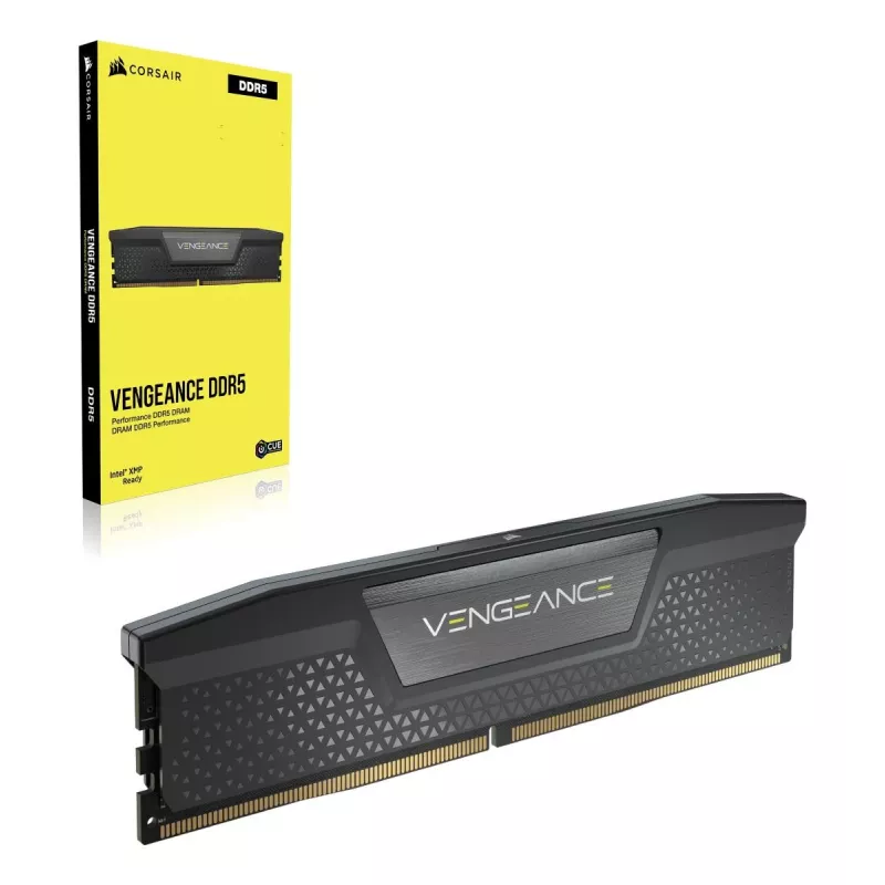CORSAIR Memória 32 GB (2x 16 GB) DDR5 DRAM 6000 MT/s CL38 Kit de memória Vengeance preto