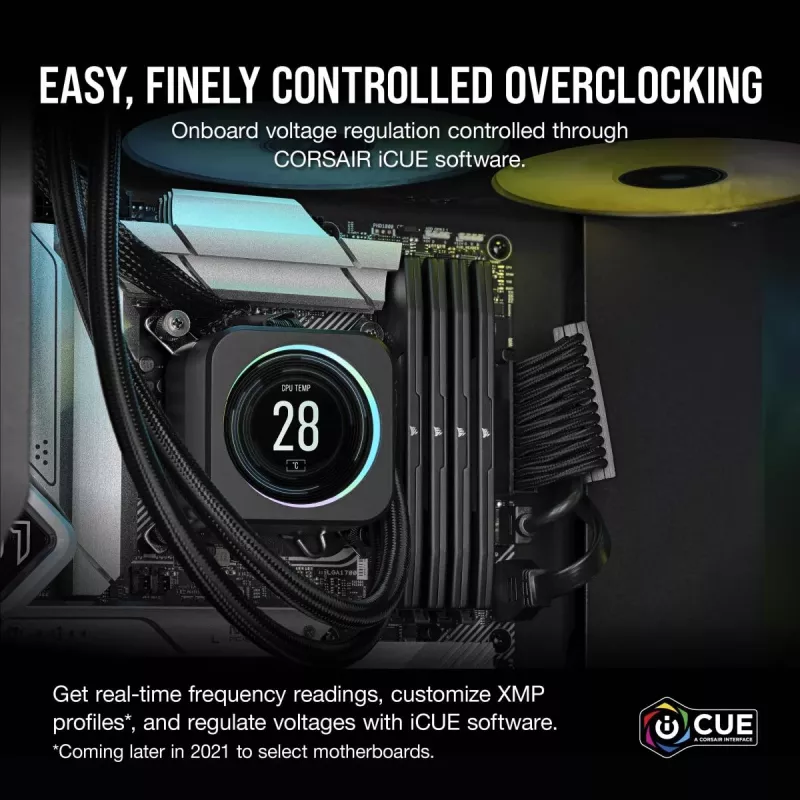 CORSAIR Memória 32 GB (2x 16 GB) DDR5 DRAM 6000 MT/s CL38 Kit de memória Vengeance preto