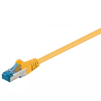 Cabo de rede GOOBAY 93679 Cat6a S/FTP (S-STP) 1 m RJ‑45 contactos banhados a ouro
