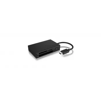 Leitor de cartões ICY BOX IB-CR401-C3 USB 3.2 Gen 1 (3.1 Gen 1) Type-C preto