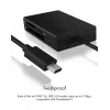 Leitor de cartões ICY BOX IB-CR401-C3 USB 3.2 Gen 1 (3.1 Gen 1) Type-C preto