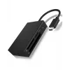 Leitor de cartões ICY BOX IB-CR401-C3 USB 3.2 Gen 1 (3.1 Gen 1) Type-C preto