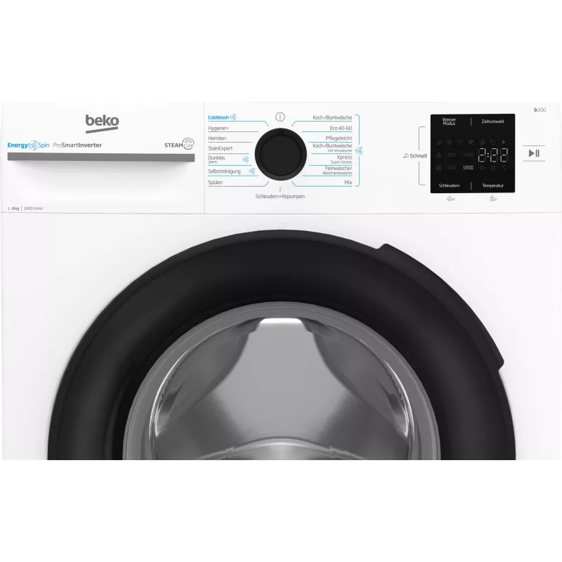 Máquina de lavar roupa Beko b300 BM3WFU3841X carga frontal 8 kg 1351 rpm branco